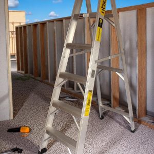 Escalera Tijera Aluminio Certificada 6 pasos