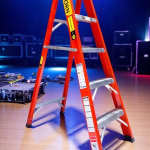 Escalera Tijera Fibra de Vidrio Certificada 5 pasos