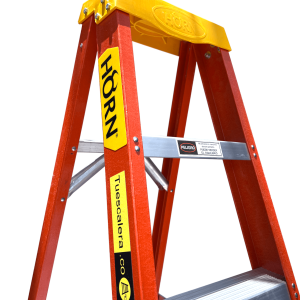 Escalera Tijera Fibra de Vidrio Certificada 16 pasos