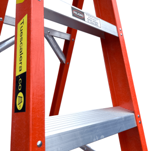 Escalera Tijera Fibra de Vidrio Certificada 11 pasos