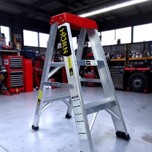 Escalera Tijera Aluminio Certificada 3 pasos