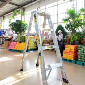 Escalera RAM Tijera Aluminio 4 pasos