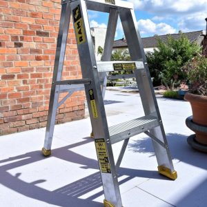 Escalera RAM Tijera  Aluminio 3 pasos