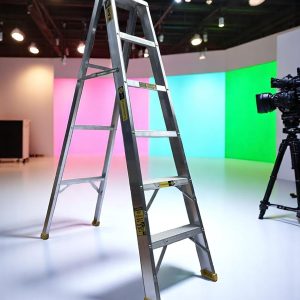 Escalera RAM Tijera  Aluminio 6 pasos