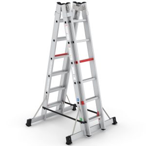 Escalera Tijera Extensible Doble Cara RAM 2X6