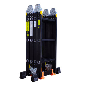 Escalera Multiproposito Aluminio 12 pasos Black