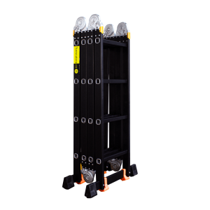 Escalera Multiproposito Aluminio 16 pasos Black